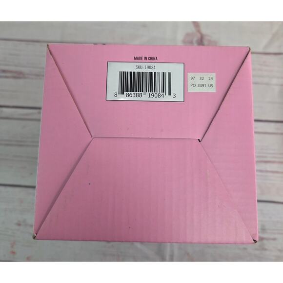 NEW Sanrio HELLO KITTY Ceramic Pink Christmas Tree W/Pink Colored Lights 5.8 In - Picture 6 of 9